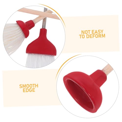 FIXOSHEE 3 Stück Teiliges Miniatur Badezimmer Reinigungsset für Puppenhäuser Mini Mop Besen und Toilettenreinigungswerkzeuge Kompaktes Zubehör für Puppenhausdekoration und Rollenspiele von FIXOSHEE