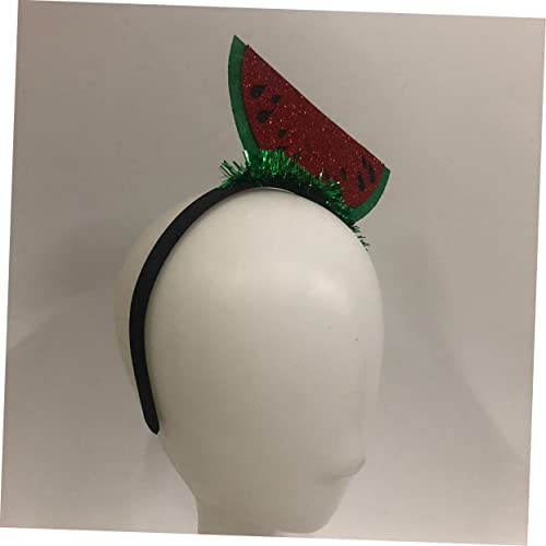FIXOSHEE 3 Stück Wassermelonen Haarreifen Leichtes Stylishes Hawaii Kopfschmuck Party Zubehör Damen Cosplay Fotorequisiten Sommerliche Auffällige Haarbänder für Feierlichkeiten von FIXOSHEE