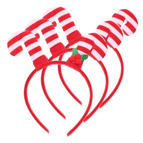 FIXOSHEE 3 Stück Weihnachtliches Zuckerstangen Haarreif Teilig Sicheres Material Festlicher Kopfschmuck für Weihnachten Kostüm und Party Bequem und Langlebig für Festliche Fotos und Cosplay FIXOSHEE 3 Stück Weihnachtliches Zuckerstangen Haarreif Teilig Sicheres Material Festlicher Kopfschmuck für Weihnachten Kostüm und Party Bequem und Langlebig für Festliche Fotos und Cosplay von FIXOSHEE