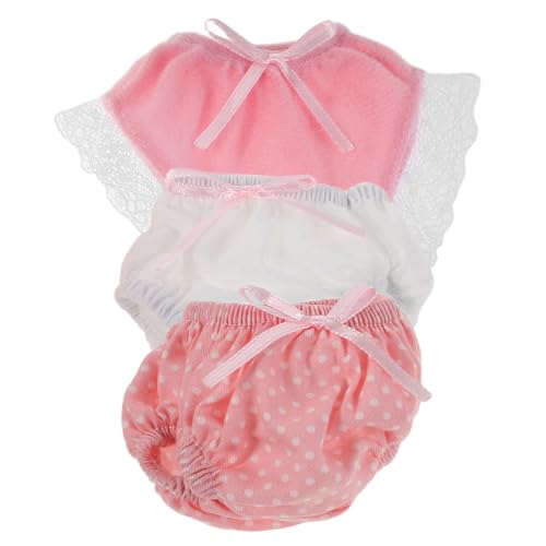 FIXOSHEE 3 Stück und Kleidung Babypuppenwindeln und Unterwäsche Neugeborene Unterwäsche Mini-Puppenwindeln Neugeborenes Puppen -Outfit Babypuppen-Outfit Babydoll-Windeln Stoff FIXOSHEE 3 Stück und Kleidung Babypuppenwindeln und Unterwäsche Neugeborene Unterwäsche Mini-Puppenwindeln Neugeborenes Puppen -Outfit Babypuppen-Outfit Babydoll-Windeln Stoff von FIXOSHEE