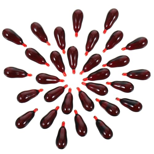 FIXOSHEE 30 Stück Blutkapseln Halloween Kunstblut Kapseln für Kostüm Realistischer Bluteffekt Trickspielzeug für Theater Film Cosplay Party Ab Jahren Sicher und Einfach Anzuwenden von FIXOSHEE