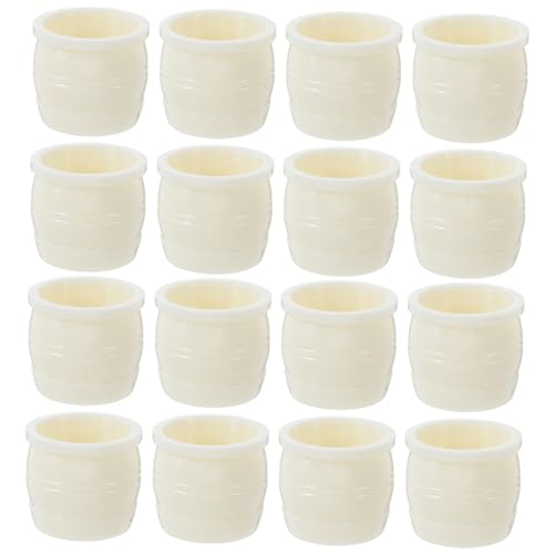 FIXOSHEE 30 Stück Miniatur Blumentöpfe Mini Kunststoff Pflanztöpfe für Puppenhaus DIY Mini Bonsai Pflanzer für Mikrolandschaft Puppenhaus Zubehör Kleine Dekoration für Innenräume und FIXOSHEE 30 Stück Miniatur Blumentöpfe Mini Kunststoff Pflanztöpfe für Puppenhaus DIY Mini Bonsai Pflanzer für Mikrolandschaft Puppenhaus Zubehör Kleine Dekoration für Innenräume und von FIXOSHEE