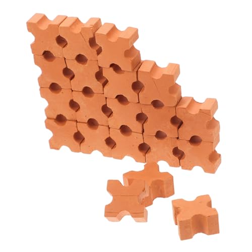 FIXOSHEE 30 Stück Miniatur Ziegelsteine DIY Puppenhaus Set Realistische Spielhaus Dachschindeln Wiederverwendbare Bausteine für Detailreiche Modellbau Dekoration und Kinderentwicklung FIXOSHEE 30 Stück Miniatur Ziegelsteine DIY Puppenhaus Set Realistische Spielhaus Dachschindeln Wiederverwendbare Bausteine für Detailreiche Modellbau Dekoration und Kinderentwicklung von FIXOSHEE
