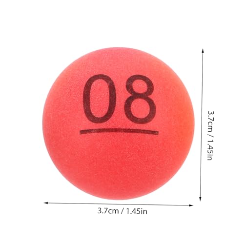 FIXOSHEE 30 Stück Teiliges Bunte Nummerierte Kunststoff Hohlbälle für Tombola und Raffle Wiederverwendbare Bingo Spielbälle für Barpartys Geburtstage und Familienfeiern Vielseitig von FIXOSHEE