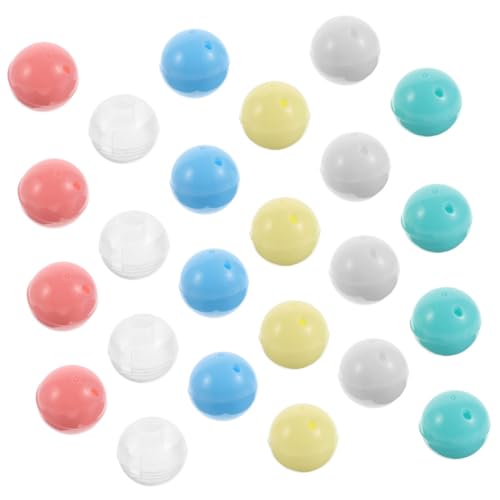FIXOSHEE 30 Stück Teiliges Mini Bunte Kunststoff Kapseln Leere Runde Spielzeugkapseln für Mini-vending-maschinen Transparente und Farbige Sammelkugeln für Partys Preise und Diy-dekorationen FIXOSHEE 30 Stück Teiliges Mini Bunte Kunststoff Kapseln Leere Runde Spielzeugkapseln für Mini-vending-maschinen Transparente und Farbige Sammelkugeln für Partys Preise und Diy-dekorationen von FIXOSHEE
