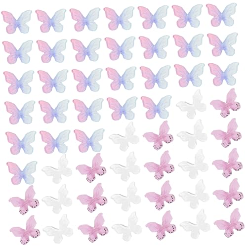 FIXOSHEE 30 Stück Teiliges Miniatur Schmetterling Handgefertigt Langlebig für Puppenhaus Garten Scrapbooking und DIY Kompakt Vielseitig Einsetzbar Geschenkidee von FIXOSHEE