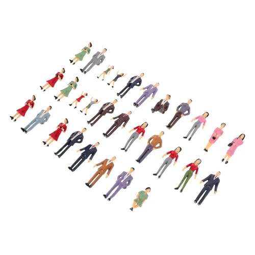 FIXOSHEE 30pcs Abs Miniaturfiguren Für Sandtischzubehör Und Miniatur -szenendekorationen Realistische Mini -People Dekorative Mini -People -Dekoration von FIXOSHEE