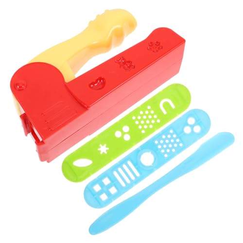 FIXOSHEE 4 STÜCKE Knete Werkzeug Set Teilig aus Sicherem Kunststoff Kreatives DIY Modellier und Farbenschleim für Mädchen Fördert Fantasie Lernspiel für Zuhause und Kindergarten von FIXOSHEE