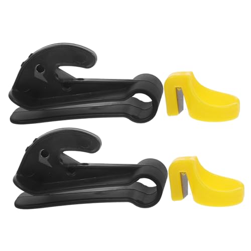 FIXOSHEE 4 Stück Ballon Schneidewerkzeug Teiliges mit Versteckter Klinge Leichtes Paketöffner Tool für Luftballons zum Basteln Clown Performance und Partydekoration Tragbar Zufällige Farbe von FIXOSHEE