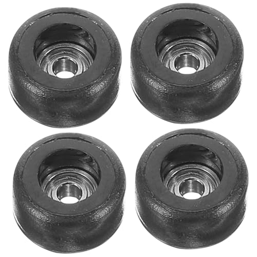 FIXOSHEE 4 Stück Finger Skateboard Roller mit Hochgeschwindigkeitslagern Professionelle Fingerboard für Erwachsene Leicht und Tragbar für Geschicklichkeitstraining und Sammlungen von FIXOSHEE