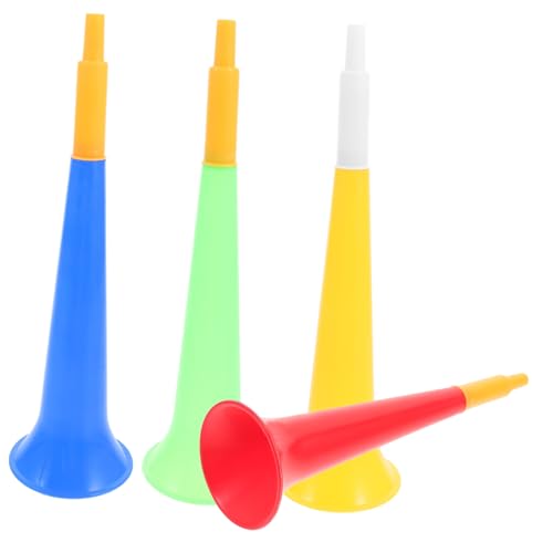 FIXOSHEE 4 Stück Fußball Tröten Bunte Partyhörner für Fußballfans Sportveranstaltungen und Feierlichkeiten Geeignet FIXOSHEE 4 Stück Fußball Tröten Bunte Partyhörner für Fußballfans Sportveranstaltungen und Feierlichkeiten Geeignet von FIXOSHEE