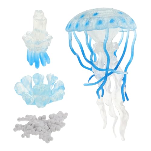 FIXOSHEE 4 Stück Realistische Quallen Wachstumsmodell Pädagogisches Aquarium Dekor Kindgerechtes Sicheres Kunststoffspielzeug Zeigt Lebenszyklus für Lernspiel und Unterwasser Deko FIXOSHEE 4 Stück Realistische Quallen Wachstumsmodell Pädagogisches Aquarium Dekor Kindgerechtes Sicheres Kunststoffspielzeug Zeigt Lebenszyklus für Lernspiel und Unterwasser Deko von FIXOSHEE