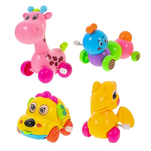 FIXOSHEE 4 Stück Teiliges Aufziehspielzeug mit Mechanischem Bunte Cartoon Tiere mit Sicherem Rundem Design Batteriefrei Fördert Koordination und Fantasie für Kleinkinder Zufällige Farbe FIXOSHEE 4 Stück Teiliges Aufziehspielzeug mit Mechanischem Bunte Cartoon Tiere mit Sicherem Rundem Design Batteriefrei Fördert Koordination und Fantasie für Kleinkinder Zufällige Farbe von FIXOSHEE