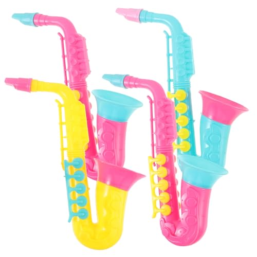 FIXOSHEE 4 Stück Teiliges Kunststoff Pädagogisches Musikinstrument mit Klarem Klang Bunte Blasinstrumente für Musikalische Früherziehung und Kreatives Lernen Sicher und Zufällige Farbe von FIXOSHEE