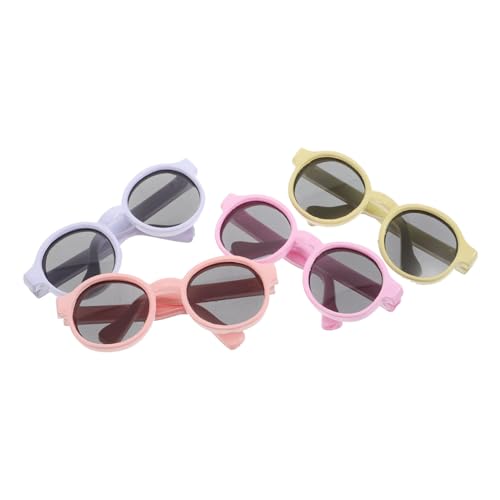 FIXOSHEE 4 Stück Teiliges Mini Puppen Sonnenbrillen in Macaron Farben Leichte Realistische Eyewear für Puppenhaus Fantasie Rollenspiel und Puppenkostüm FIXOSHEE 4 Stück Teiliges Mini Puppen Sonnenbrillen in Macaron Farben Leichte Realistische Eyewear für Puppenhaus Fantasie Rollenspiel und Puppenkostüm von FIXOSHEE