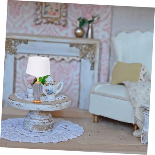 FIXOSHEE 4 Stück Teiliges Miniatur LED Tischlampen für Puppenhaus Miniatur Bettlampen mit Realistische Miniaturleuchten für Architekturmodelle Dioramen Kreative Bastelprojekte Langlebige FIXOSHEE 4 Stück Teiliges Miniatur LED Tischlampen für Puppenhaus Miniatur Bettlampen mit Realistische Miniaturleuchten für Architekturmodelle Dioramen Kreative Bastelprojekte Langlebige von FIXOSHEE