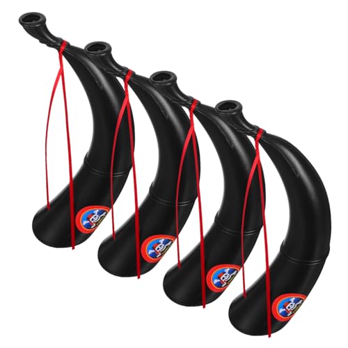 FIXOSHEE 4 Stück Teiliges Piratenhorn Halloween Party aus Kunststoff Blassbares Bugle Requisit für Bühnenauftritte Karneval Kostümfeier und Rollenspiel FIXOSHEE 4 Stück Teiliges Piratenhorn Halloween Party aus Kunststoff Blassbares Bugle Requisit für Bühnenauftritte Karneval Kostümfeier und Rollenspiel von FIXOSHEE