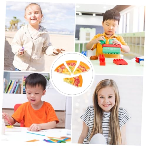 FIXOSHEE 4 Stück Teiliges Pizza Modellset Realistische Pizzastücke Spielküche für Deko und Foto Requisiten für Zuhause und Party FIXOSHEE 4 Stück Teiliges Pizza Modellset Realistische Pizzastücke Spielküche für Deko und Foto Requisiten für Zuhause und Party von FIXOSHEE