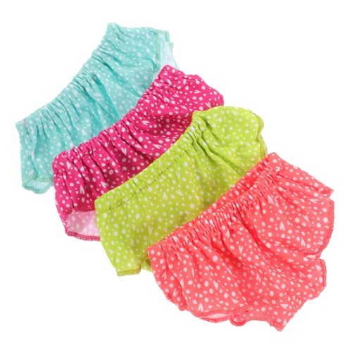 FIXOSHEE 4 Stück Teiliges Puppenunterwäsche aus Waschbarem Bunte Puppenhöschen Praktische und Wiederverwendbare Spielzeugpuppen Unterhosen für Puppen FIXOSHEE 4 Stück Teiliges Puppenunterwäsche aus Waschbarem Bunte Puppenhöschen Praktische und Wiederverwendbare Spielzeugpuppen Unterhosen für Puppen von FIXOSHEE