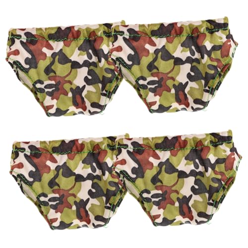 FIXOSHEE 4 Stück Teiliges Puppenunterwäsche mit Verstellbarem Gurt Leichte Strapazierfähige Doll Underpants für Spielzeugpuppen Puppenzubehör für DIY und Geschenkideen von FIXOSHEE