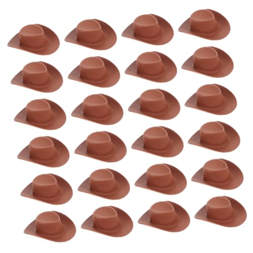 FIXOSHEE 40 Stück Teiliges Mini Cowboy Hüte aus Kunststoff Kleine Puppenhaus Deko Bemalbare Mini Hüte für Bastelprojekte Western Stil Party Geschenkidee FIXOSHEE 40 Stück Teiliges Mini Cowboy Hüte aus Kunststoff Kleine Puppenhaus Deko Bemalbare Mini Hüte für Bastelprojekte Western Stil Party Geschenkidee von FIXOSHEE