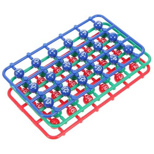 FIXOSHEE 49 Stück Teiliges Bunte mit Klaren Zahlen Leichte und Tragbare Spielbälle für Raffle Party und Bingo Spiele Vielseitige Spielrequisiten für Unterhaltung und Gewinnspiele von FIXOSHEE