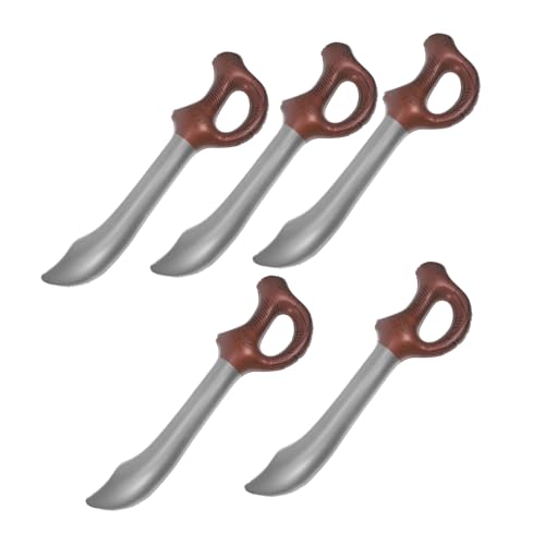 FIXOSHEE 5 Stück Aufblasbare Piratenschwerter Leicht Aufzublasen Ergonomischer Griff für Piratenkostüm Zubehör für Halloween Party und Kindergeburtstag FIXOSHEE 5 Stück Aufblasbare Piratenschwerter Leicht Aufzublasen Ergonomischer Griff für Piratenkostüm Zubehör für Halloween Party und Kindergeburtstag von FIXOSHEE