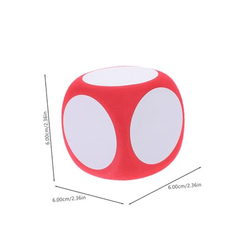 FIXOSHEE 5 Stück Große Beschreibbare Schaumstoffwürfel Blanko Würfel für DIY Trockene Löschfunktion Vielseitig für Partyspiele Unterricht Familienspiele und Lernaktivitäten FIXOSHEE 5 Stück Große Beschreibbare Schaumstoffwürfel Blanko Würfel für DIY Trockene Löschfunktion Vielseitig für Partyspiele Unterricht Familienspiele und Lernaktivitäten von FIXOSHEE