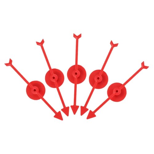 FIXOSHEE 5 Stück Kunststoff Pfeile für Brettspiele DIY Spielzeiger Rot Kunststoffspitzen Ersatzspiel Zubehör für Interaktive Spiele und Lernspiele FIXOSHEE 5 Stück Kunststoff Pfeile für Brettspiele DIY Spielzeiger Rot Kunststoffspitzen Ersatzspiel Zubehör für Interaktive Spiele und Lernspiele von FIXOSHEE