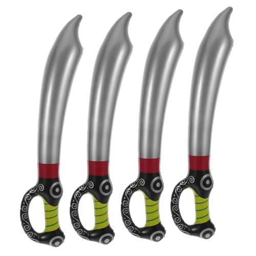 FIXOSHEE 5 Stück Teiliges Aufblasbares Piratenschwert Lang Leicht Robust Realistische für Piratenparty Halloween Rollenspiel Verkleidungs requisite FIXOSHEE 5 Stück Teiliges Aufblasbares Piratenschwert Lang Leicht Robust Realistische für Piratenparty Halloween Rollenspiel Verkleidungs requisite von FIXOSHEE
