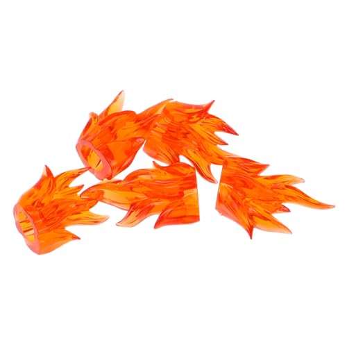FIXOSHEE 5 Stück Teiliges Baufiguren mit Miniatur Feuereffekten Action Figuren Zubehör Lebendige Farben Fördert Kreativität und Motorische Fähigkeiten Geeignet als Lernspielzeug und von FIXOSHEE