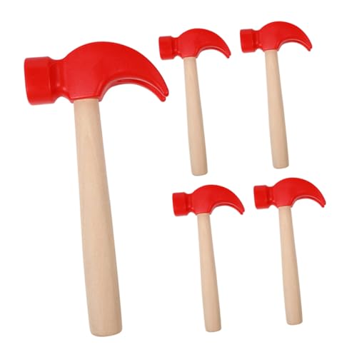 FIXOSHEE 5 Stück Teiliges Holzspielzeug Hammer Realistische Kinderklammer Werkzeug für Jungen Mädchen Ab Jahre Motorisches Lernspielzeug Robust und Sicher FIXOSHEE 5 Stück Teiliges Holzspielzeug Hammer Realistische Kinderklammer Werkzeug für Jungen Mädchen Ab Jahre Motorisches Lernspielzeug Robust und Sicher von FIXOSHEE