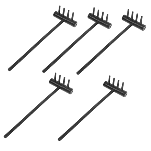FIXOSHEE 5 Stück Teiliges Mini Sandspielzeug Tragbare Kunststoff Sandtablett Rechen Kompakte Gartenwerkzeuge für Schreibtischdekoration Praktisches Zen Sandspiel Zubehör für Erwachsene FIXOSHEE 5 Stück Teiliges Mini Sandspielzeug Tragbare Kunststoff Sandtablett Rechen Kompakte Gartenwerkzeuge für Schreibtischdekoration Praktisches Zen Sandspiel Zubehör für Erwachsene von FIXOSHEE