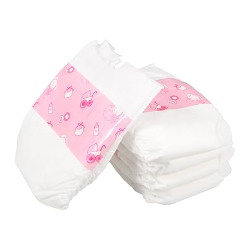 FIXOSHEE 5 Stück Teiliges Puppenwindeln aus Papiermaterial Realistische Wiederverwendbare Puppenwindeln Klassisches Design Bequemes An Ausziehen Zubehör für Reborn Puppen FIXOSHEE 5 Stück Teiliges Puppenwindeln aus Papiermaterial Realistische Wiederverwendbare Puppenwindeln Klassisches Design Bequemes An Ausziehen Zubehör für Reborn Puppen von FIXOSHEE