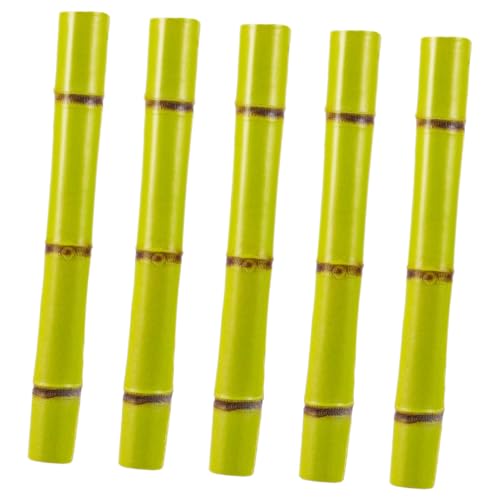 FIXOSHEE 5 Stück Teiliges Realistische Zuckerrohr Deko Naturgetreues Künstliches Zuckerrohr mit Lebensechtem Design Langlebiges Simulation Obst für Fotografie und Partydekoration von FIXOSHEE
