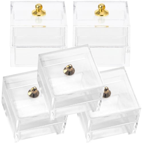 FIXOSHEE 5 Stück Teiliges Transparente Miniatur Aufbewahrungsboxen Kleine Aufbewahrungsbehälter für Puppenhaus Dekoration Feine Detailarbeit Vielseitig Einsetzbar für Miniaturen Zubehör FIXOSHEE 5 Stück Teiliges Transparente Miniatur Aufbewahrungsboxen Kleine Aufbewahrungsbehälter für Puppenhaus Dekoration Feine Detailarbeit Vielseitig Einsetzbar für Miniaturen Zubehör von FIXOSHEE