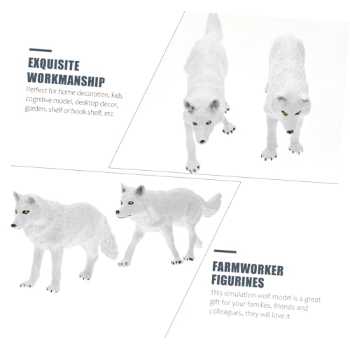FIXOSHEE 5 Stück Teiliges Wolf Figur aus Realistische Wildtier Modelle für Pädagogische Tischdekoration Detailgetreue Wolf Statuen für Wohn Kinderzimmer FIXOSHEE 5 Stück Teiliges Wolf Figur aus Realistische Wildtier Modelle für Pädagogische Tischdekoration Detailgetreue Wolf Statuen für Wohn Kinderzimmer von FIXOSHEE