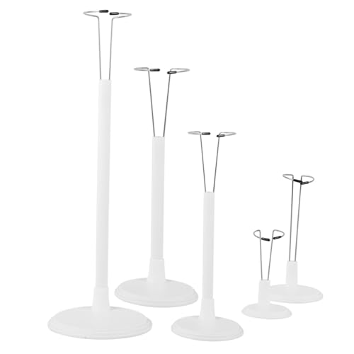 FIXOSHEE 5 Stück Verstellbare Puppenständer Weiß Puppenhalter Desktop Doll Display Vielseitig Einstellbar Einfache Montage Puppenzubehör FIXOSHEE 5 Stück Verstellbare Puppenständer Weiß Puppenhalter Desktop Doll Display Vielseitig Einstellbar Einfache Montage Puppenzubehör von FIXOSHEE