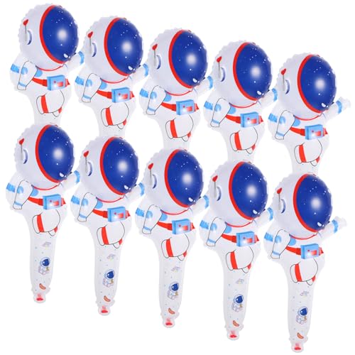 FIXOSHEE 50 Stück Astronaut Aluminiumfolie Ballons Leichte Partydekoration Reißfestes Folienmaterial Handliche Weltraum designs für Kindergeburtstag und Themenfeiern Einfach zu Tragen und von FIXOSHEE