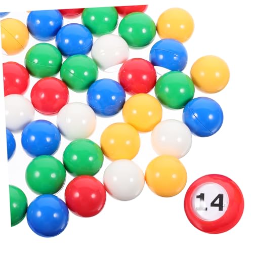 FIXOSHEE 50 Stück Bunte Nummerierte Lotteriekugeln aus Robustem Leichte Spielbälle für Partyspiele Tombola und Unterhaltung Wiederverwendbar Bedruckt für Gewinnspiele und Familienevents FIXOSHEE 50 Stück Bunte Nummerierte Lotteriekugeln aus Robustem Leichte Spielbälle für Partyspiele Tombola und Unterhaltung Wiederverwendbar Bedruckt für Gewinnspiele und Familienevents von FIXOSHEE