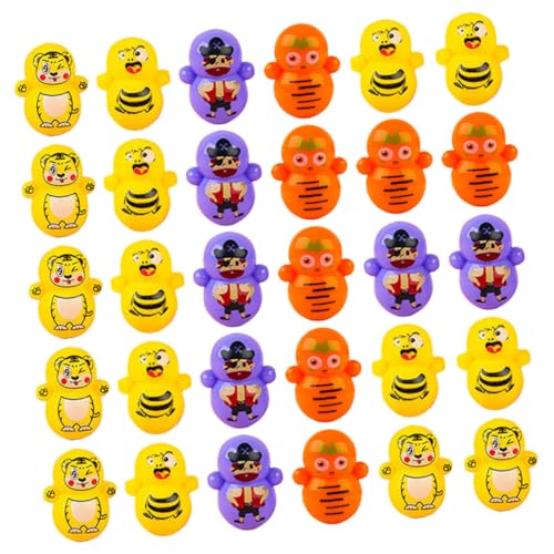 FIXOSHEE 50 Stück Mini Tier Wackelfiguren Kunststoff Bunt Schreibtisch Deko Kinderparty Robustes Farbenfrohes Mini Drehspielzeug für Büro zum Stressabbau FIXOSHEE 50 Stück Mini Tier Wackelfiguren Kunststoff Bunt Schreibtisch Deko Kinderparty Robustes Farbenfrohes Mini Drehspielzeug für Büro zum Stressabbau von FIXOSHEE