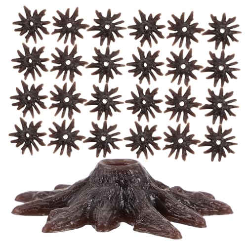 FIXOSHEE 50 Stück Modellbaum basen Kunststoff Miniatur Bäume Ständer für DIY Landschaft Architektur Basteln Modellbau Zubehör für Realistische Gebäude und Szenerien von FIXOSHEE