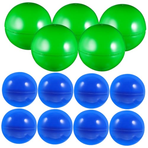 FIXOSHEE 50 Stück Öffbare Kugeln aus Langlebigem PVC Nachfüllbare Raffle bälle in Blau und Grün für Party Unterhaltungsspiele als Party deko und Accessoire von FIXOSHEE