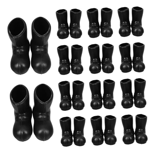 FIXOSHEE 50 Stück Teiliges Mini Weihnachtsstiefel Modellset aus Verschleißfestem PE Detailreiche Miniatur Schuhe Weihnachtsdeko für Puppenhäuser DIY Kreativset Kleine Weihnachtsanhänger für von FIXOSHEE
