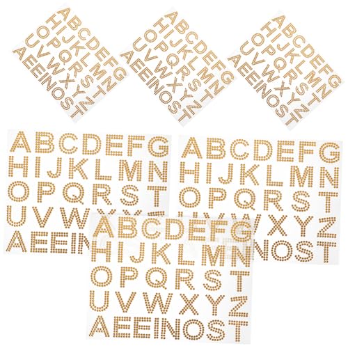 FIXOSHEE 6 Blätter Acryl Strasssteine Buchstaben Aufkleber zum DIY Dekorieren von Kleidung Taschen Handys und Computer Selbstklebend Zuschneidbar Goldfarben Vielseitig Einsetzbar FIXOSHEE 6 Blätter Acryl Strasssteine Buchstaben Aufkleber zum DIY Dekorieren von Kleidung Taschen Handys und Computer Selbstklebend Zuschneidbar Goldfarben Vielseitig Einsetzbar von FIXOSHEE
