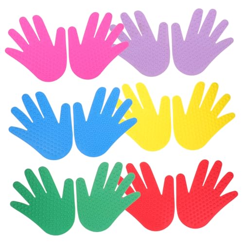 FIXOSHEE 6 Paare Hand Fußbodenmarker für Kindergarten Sensorische Outdoor-spielmatten aus Robustem Kunststoff Koordination Balance und Feinmotorik bei Kindern FIXOSHEE 6 Paare Hand Fußbodenmarker für Kindergarten Sensorische Outdoor-spielmatten aus Robustem Kunststoff Koordination Balance und Feinmotorik bei Kindern von FIXOSHEE