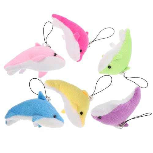 FIXOSHEE 6 Stück Kleine Delfin Anhänger Farben Leichte Taschen Deko für Rucksack Geldbörse Schlüssel Niedliche Party Geschenke Langlebige Stofftiere für Vielseitige Nutzung FIXOSHEE 6 Stück Kleine Delfin Anhänger Farben Leichte Taschen Deko für Rucksack Geldbörse Schlüssel Niedliche Party Geschenke Langlebige Stofftiere für Vielseitige Nutzung von FIXOSHEE
