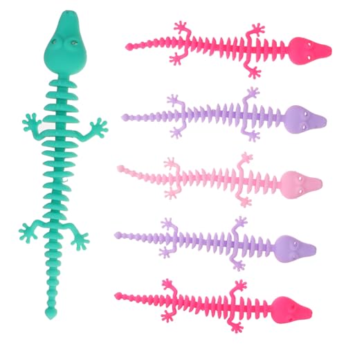 FIXOSHEE 6 Stück Stretchy Strings Sensorikspielzeug aus TPR Flexibles Stressabbau Armband Bunte DIY Dinosaurier Fischgräte Party mitgebsel für Geburtstag Jungen Mädchen FIXOSHEE 6 Stück Stretchy Strings Sensorikspielzeug aus TPR Flexibles Stressabbau Armband Bunte DIY Dinosaurier Fischgräte Party mitgebsel für Geburtstag Jungen Mädchen von FIXOSHEE