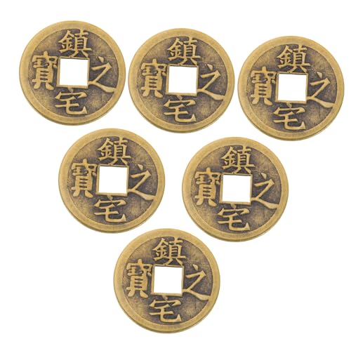 FIXOSHEE 6 Stück Teiliges Antike Kupfermünzen für Feng Shui DIY Autoanhänger Messing Münzanhänger Chinesische Glücksmünzen Bastelzubehör Traditionelles Handwerk FIXOSHEE 6 Stück Teiliges Antike Kupfermünzen für Feng Shui DIY Autoanhänger Messing Münzanhänger Chinesische Glücksmünzen Bastelzubehör Traditionelles Handwerk von FIXOSHEE
