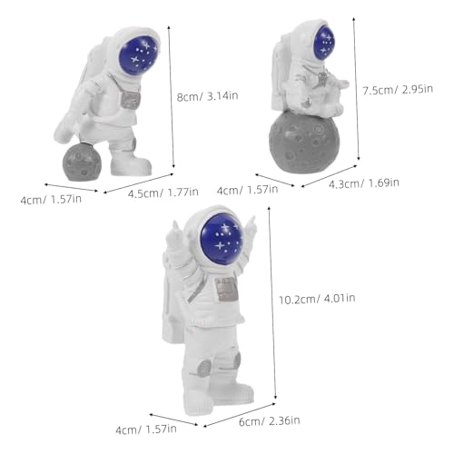 FIXOSHEE 6 Stück Teiliges Astronaut Kuchen-topper aus Leichtem Resin mit Detailreicher Weltraumdekoration für Kindergeburtstag Weltraum Party Mini Astronaut Figuren Wiederverwendbar FIXOSHEE 6 Stück Teiliges Astronaut Kuchen-topper aus Leichtem Resin mit Detailreicher Weltraumdekoration für Kindergeburtstag Weltraum Party Mini Astronaut Figuren Wiederverwendbar von FIXOSHEE
